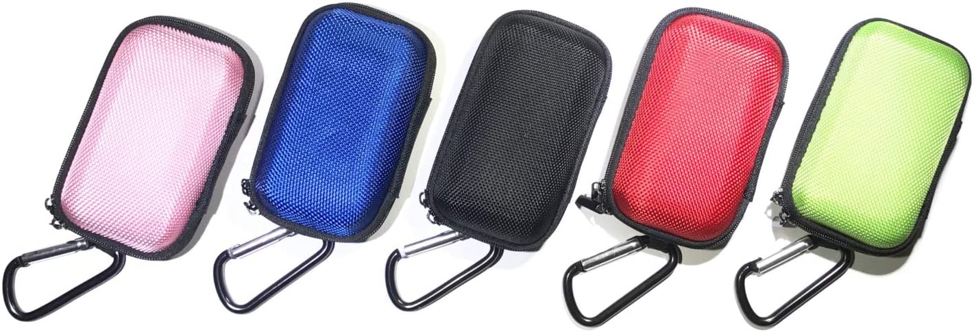 10 Pack of Colorful Rectangle Cases for Earbuds