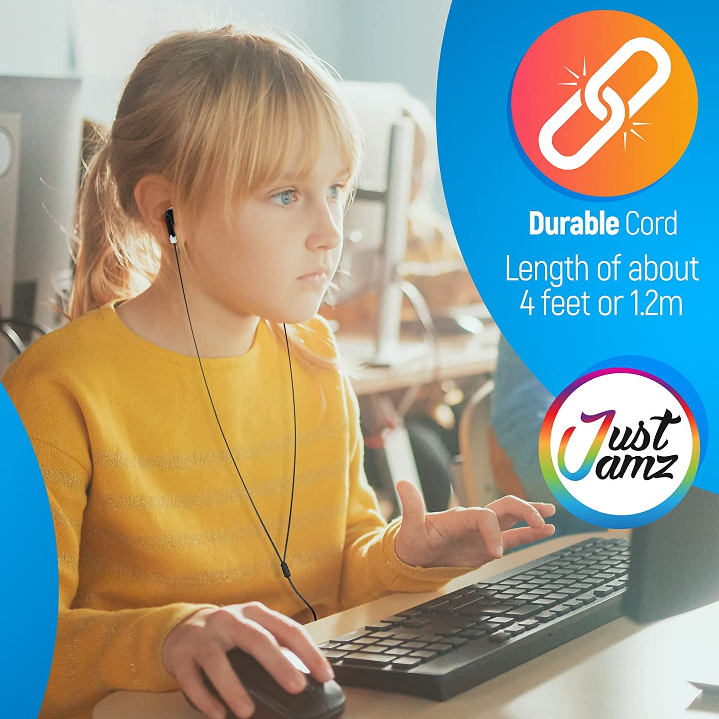 30 Pack of Basic Dot Earphones, Black (United States)