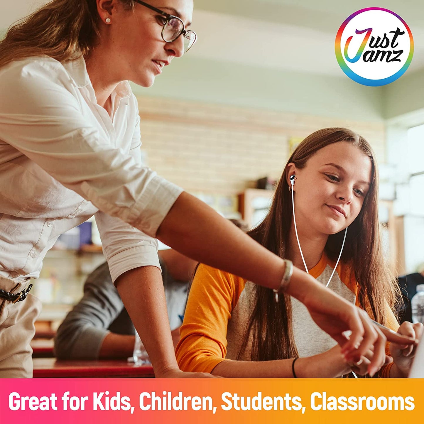 100 Pack of Basic Black and white Simple Disposable Earbuds (United States)