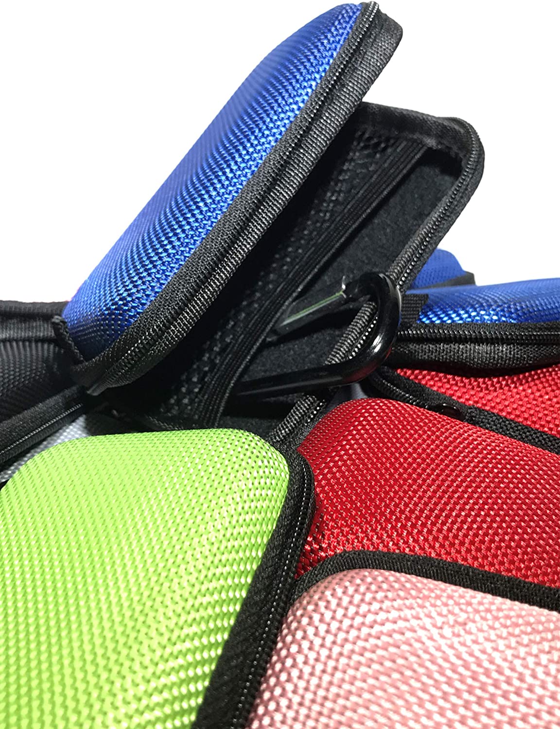 5 Pack of Colorful Rectangle Cases for Earbuds