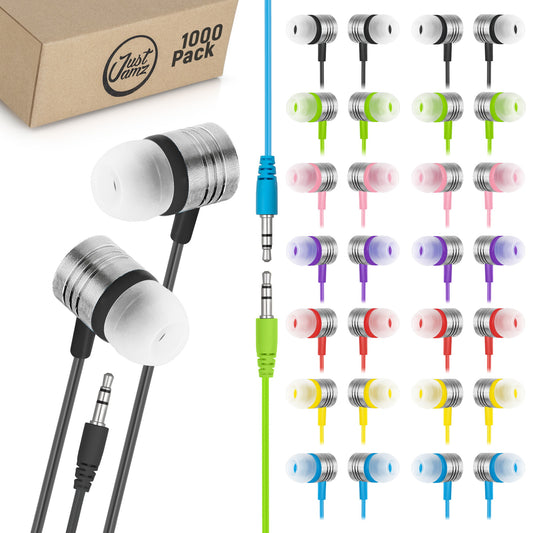 1000 JustJamz Jelly Matte Colorful in-Ear Earbuds (High Audio Quality)