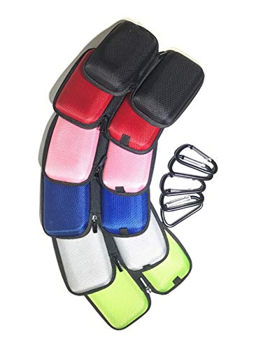 10 Pack of Colorful Rectangle Cases for Earbuds