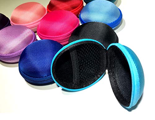 5 Pack of Colorful Circle Cases for Earbuds